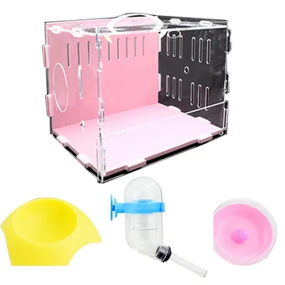 Clear Hamster Cage with Accessories Clear Hamster Cage with Accessories
