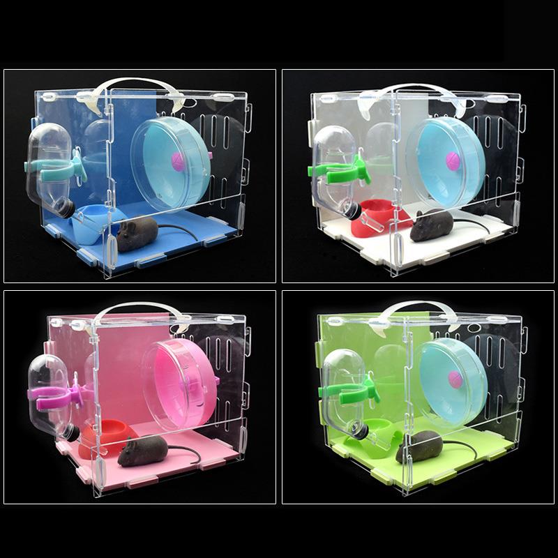 Clear Hamster Cage with Accessories Clear Hamster Cage with Accessories