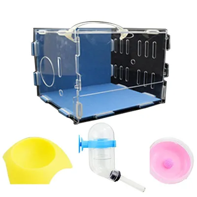 Clear Hamster Cage with Accessories Clear Hamster Cage with Accessories