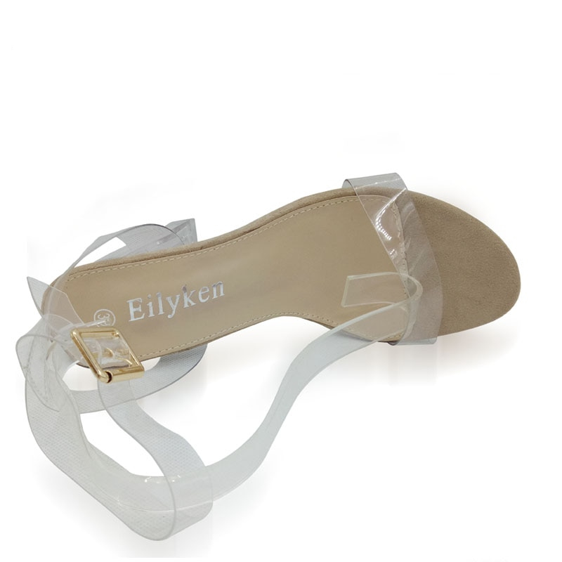 Clear Heels Transparent Strappy Sandals Clear Heels Transparent Strappy Sandals