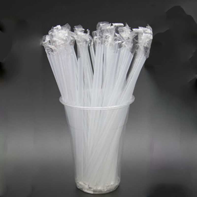 Clear Individually Wrapped Straws (100pcs)