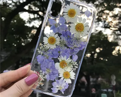 Clear iPhone Case Dried Flowers Clear iPhone Case Dried Flowers