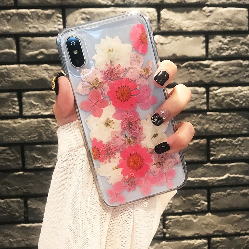 Clear iPhone Case Dried Flowers Clear iPhone Case Dried Flowers