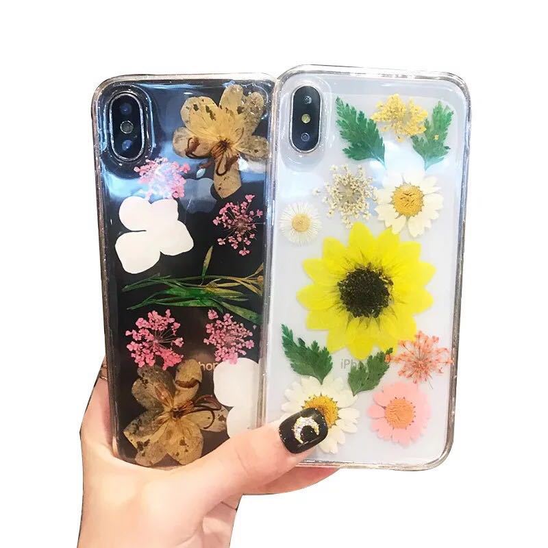 Clear iPhone Case Dried Flowers Clear iPhone Case Dried Flowers