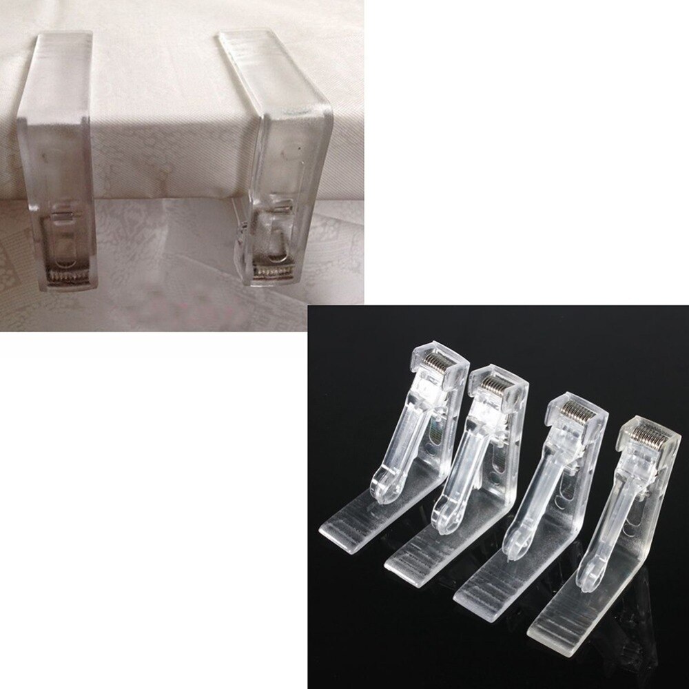 Clear Outdoor Tablecloth Clips (4pcs)