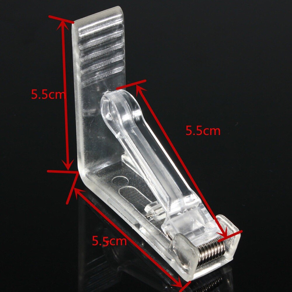 Clear Outdoor Tablecloth Clips (4pcs)