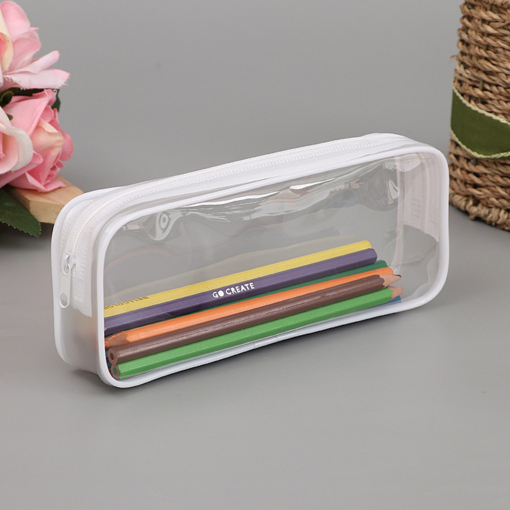 Clear Pencil Case Pen Organizer Clear Pencil Case Pen Organizer