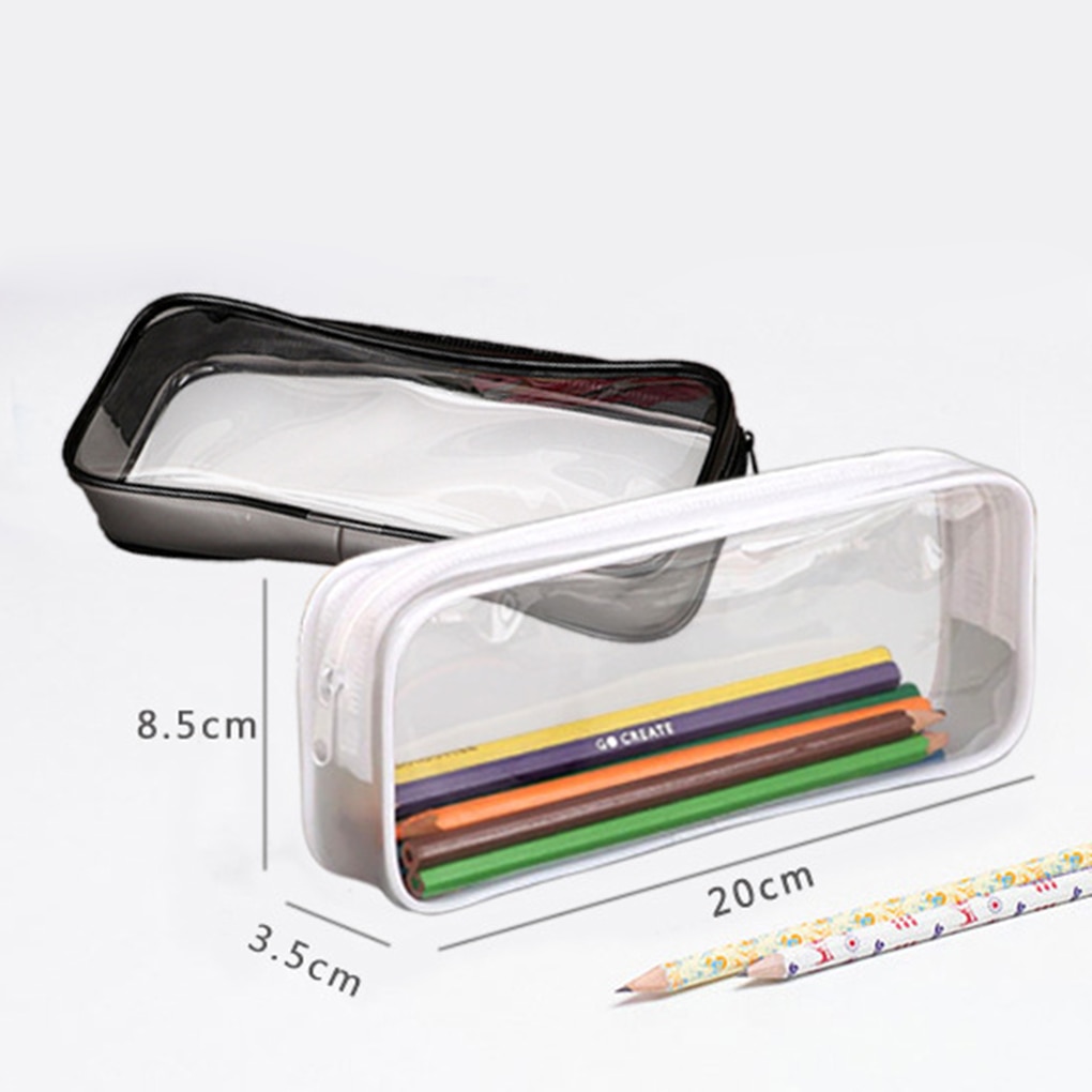 Clear Pencil Case Pen Organizer