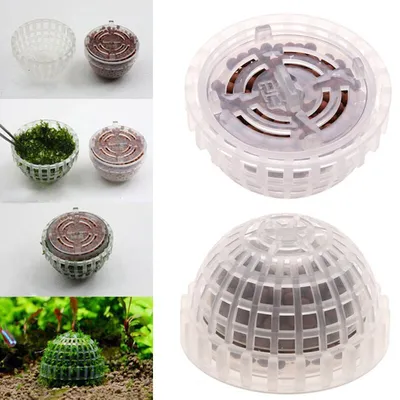 Clear Plastic Aquarium Plant Holder
