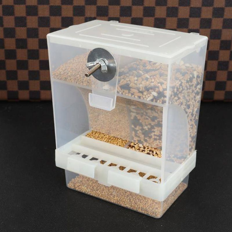 Clear Plastic Automatic Bird Feeder