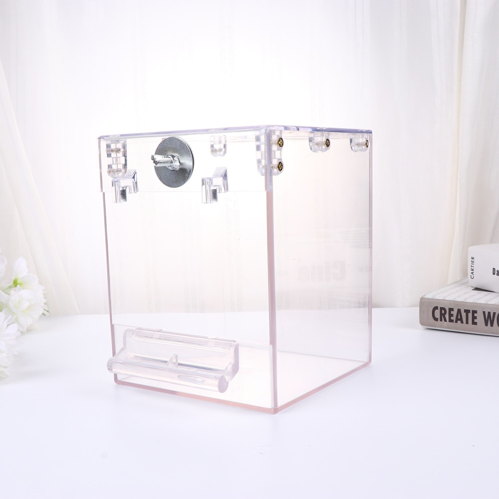 Clear Plastic Bird Bath Cage