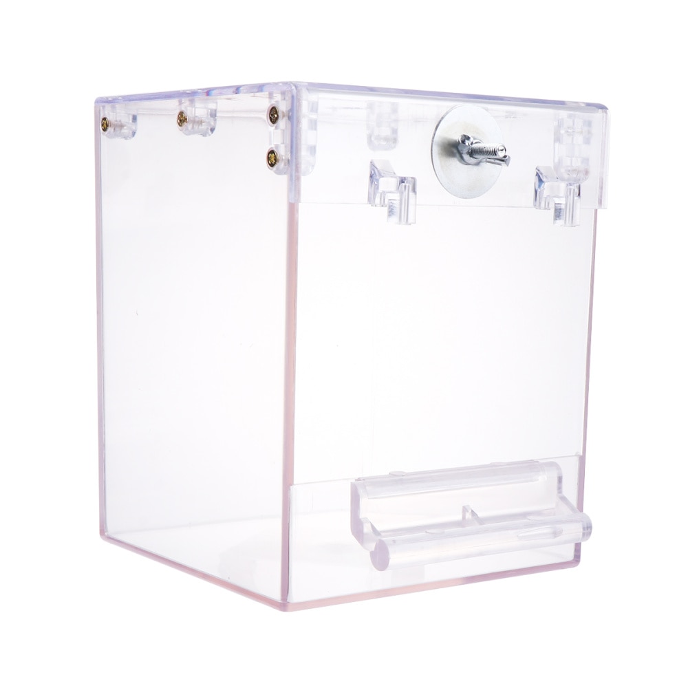 Clear Plastic Bird Bath Cage