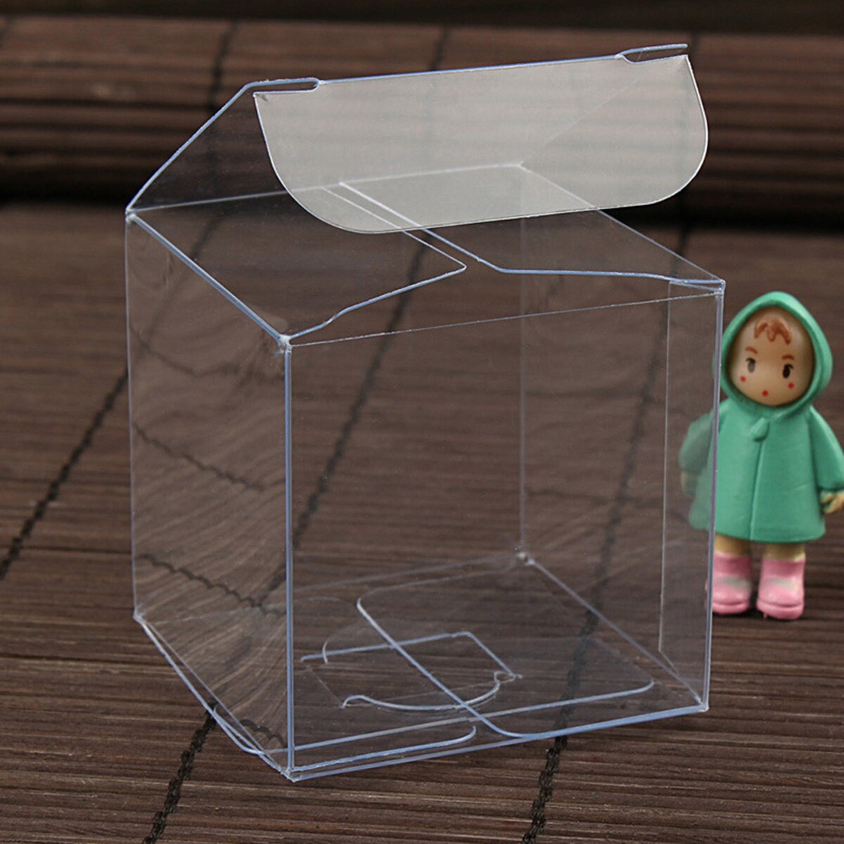 Clear Plastic Boxes Gift Packaging (50 Pcs)