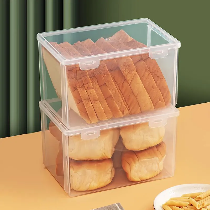 Clear Plastic Bread Container Box