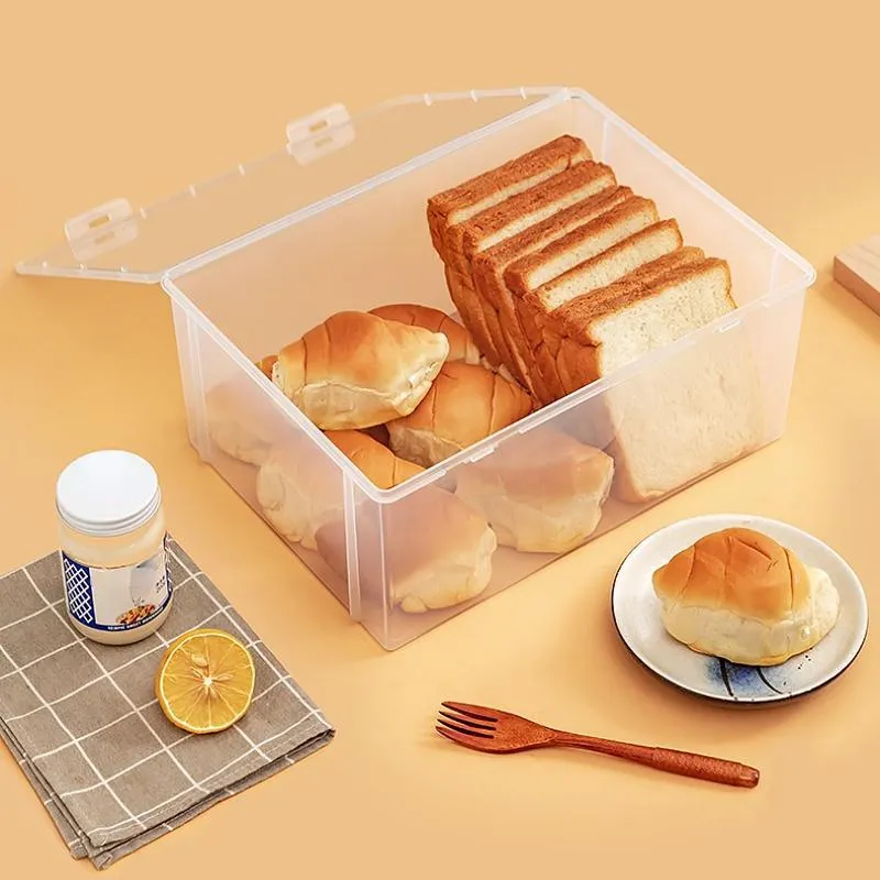 Clear Plastic Bread Container Box