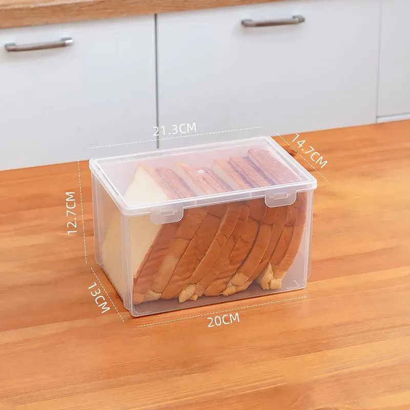 Clear Plastic Bread Container Box