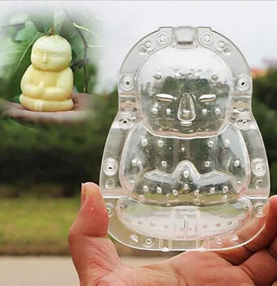 Clear Plastic Buddha Fruit Shaper Clear Plastic Buddha Fruit Shaper