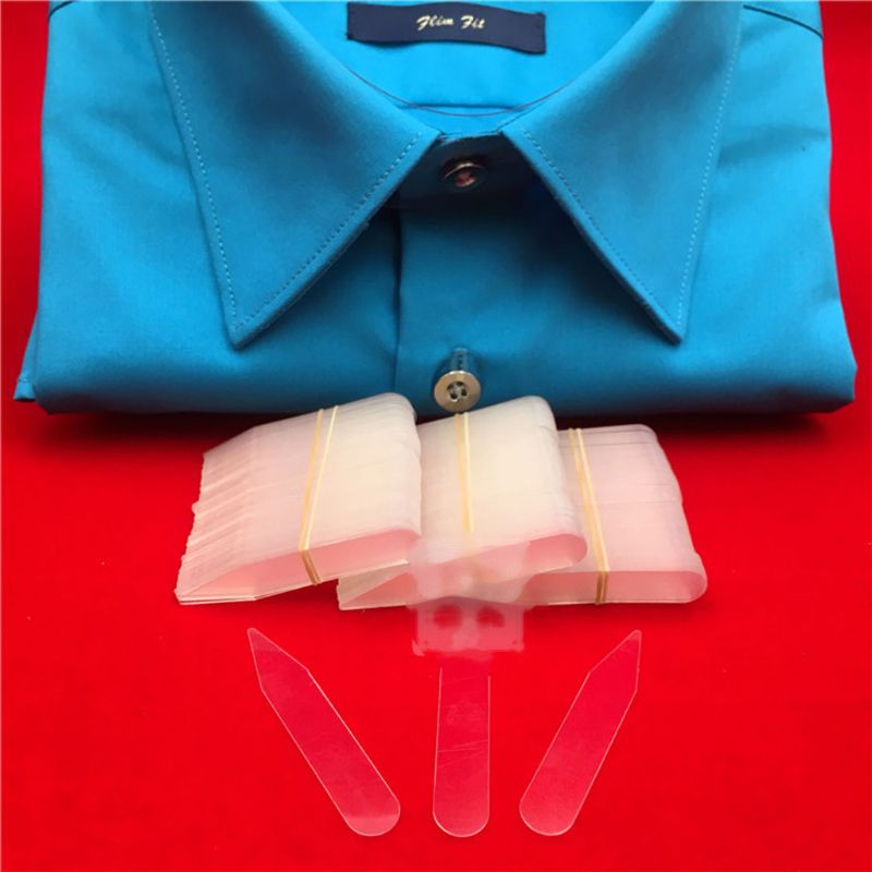 Clear Plastic Collar Stiffeners (200pcs) Clear Plastic Collar Stiffeners (200pcs)