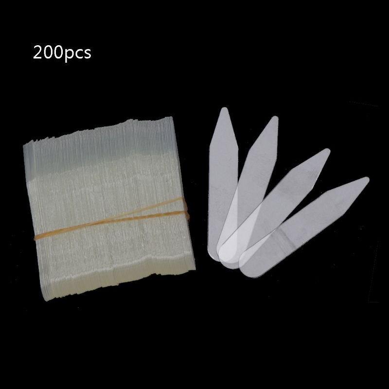 Clear Plastic Collar Stiffeners (200pcs) Clear Plastic Collar Stiffeners (200pcs)
