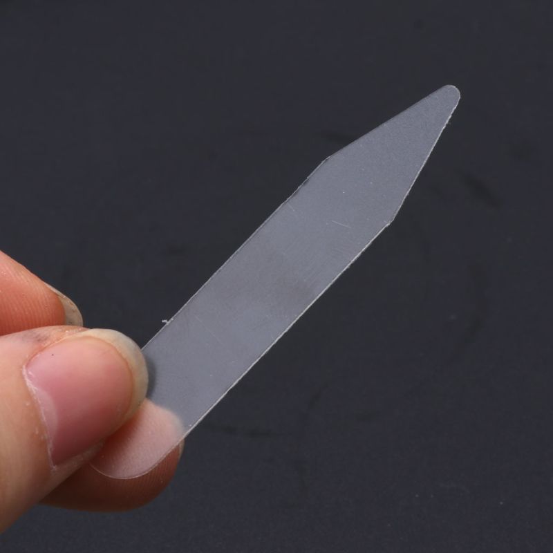 Clear Plastic Collar Stiffeners (200pcs) Clear Plastic Collar Stiffeners (200pcs)