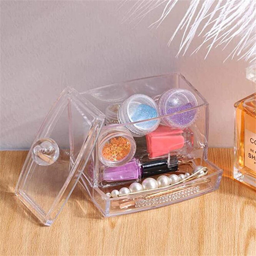 Clear Plastic Cotton Bud Dispenser Clear Plastic Cotton Bud Dispenser