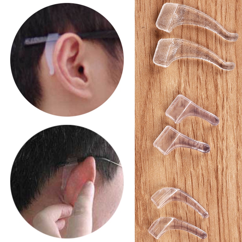 Clear Plastic Eyeglass Grips (10 pairs) Clear Plastic Eyeglass Grips (10 pairs)
