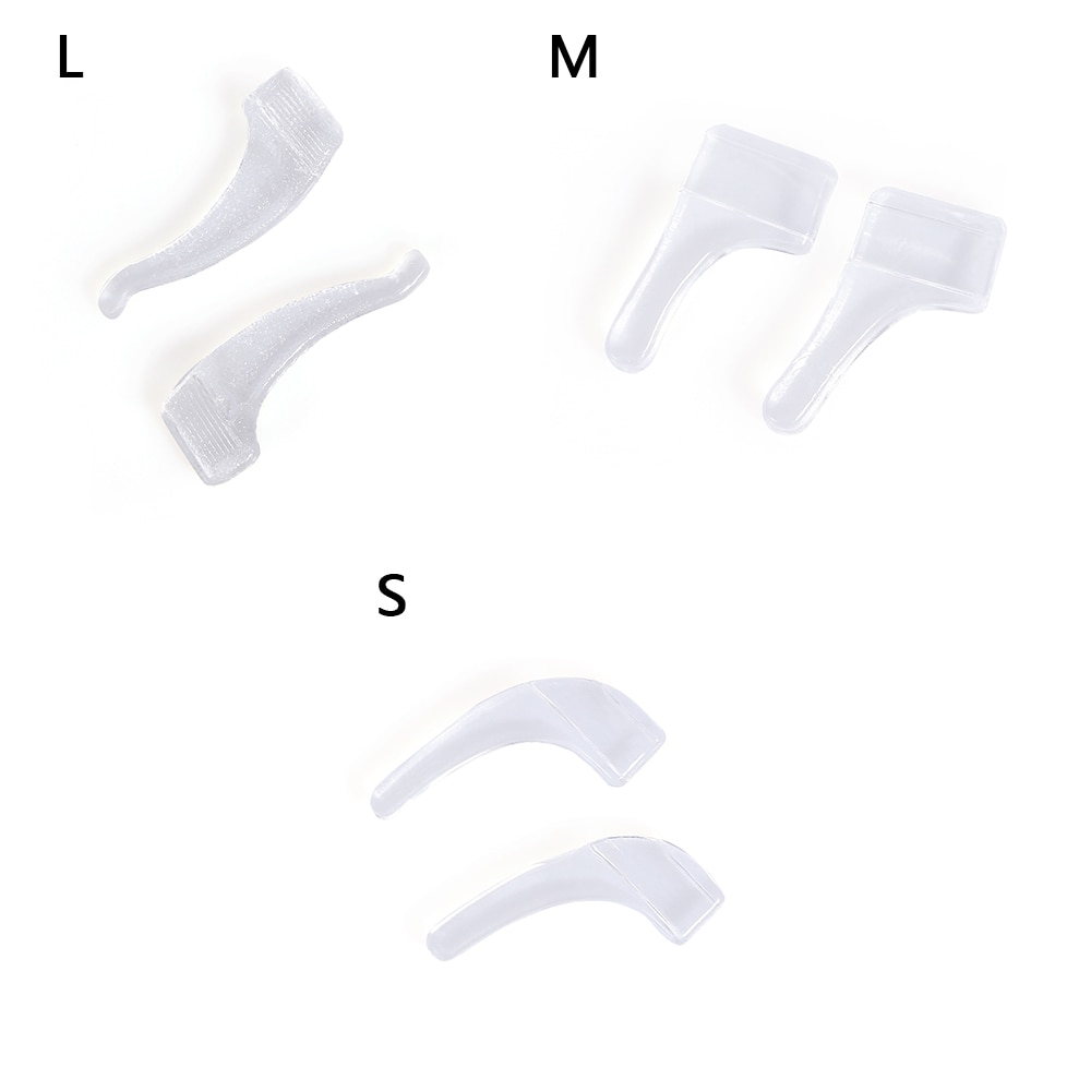 Clear Plastic Eyeglass Grips (10 pairs)