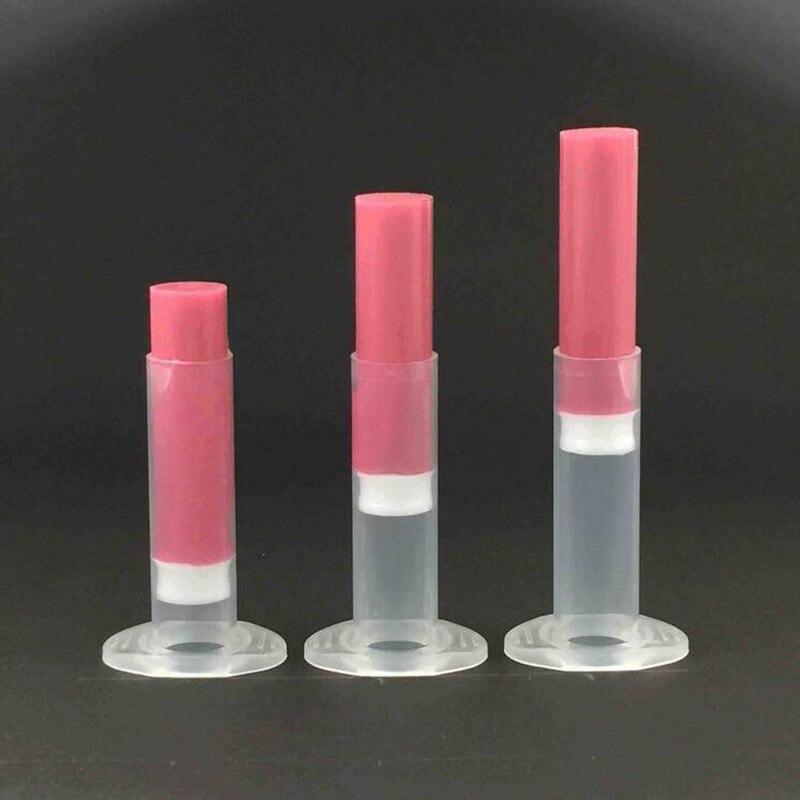 Clear Plastic Lipstick Molds (3pcs)