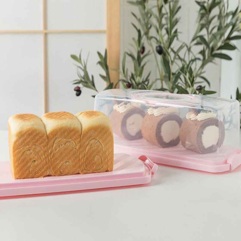 Clear Plastic Rectangular Cake Carrier