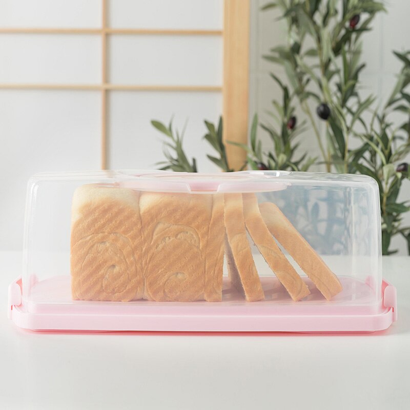 Clear Plastic Rectangular Cake Carrier