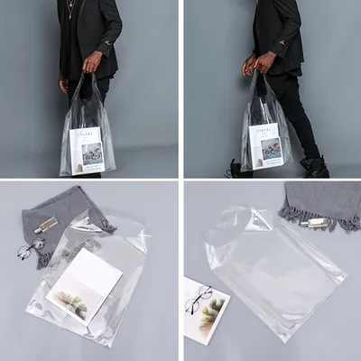 Clear PVC Tote Bag Fashion Accessory