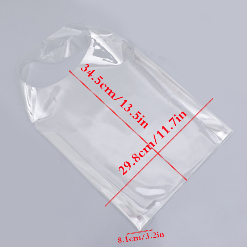 Clear PVC Tote Bag Fashion Accessory