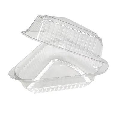 Clear Single Slice Cake Containers (100pcs)