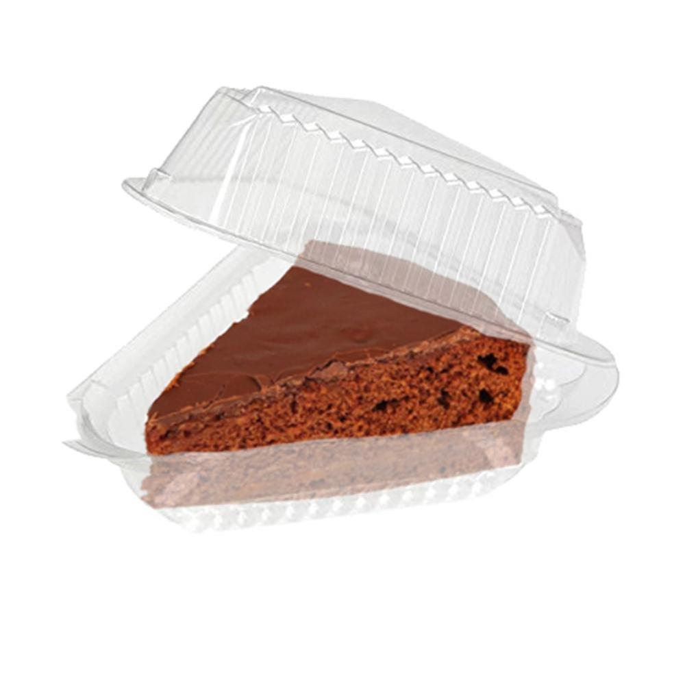 Clear Single Slice Cake Containers (100pcs)
