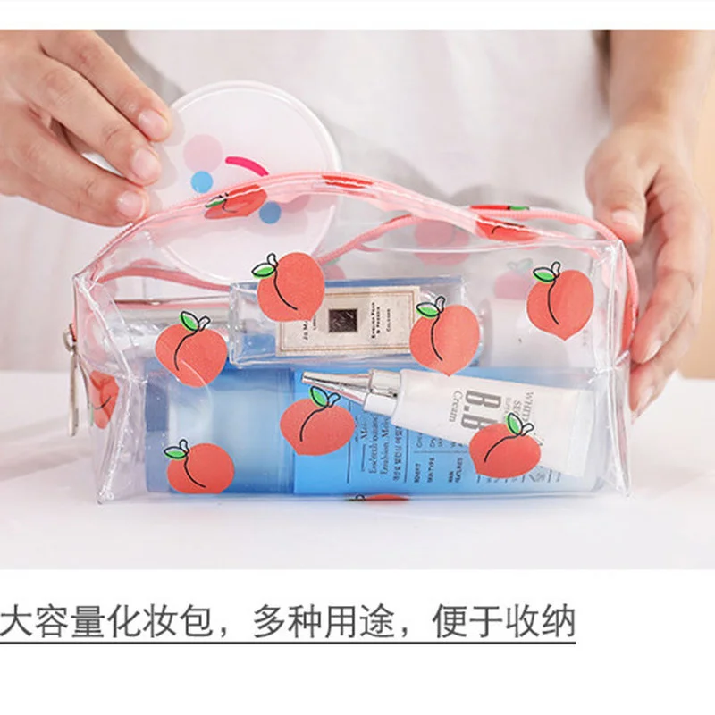 Clear Toiletry Bag Waterproof Pencil Case Transparent PVC Stationery Gift Girls Students Pencil Bag Kawaii Makeup Clear Toiletry Bag Waterproof Pencil Case Transparent PVC Stationery Gift Girls Students Pencil Bag Kawaii Makeup