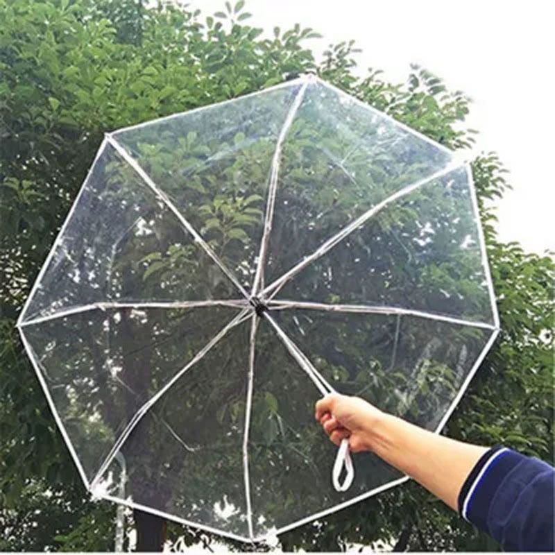 Clear Umbrella Foldable Automatic Shade