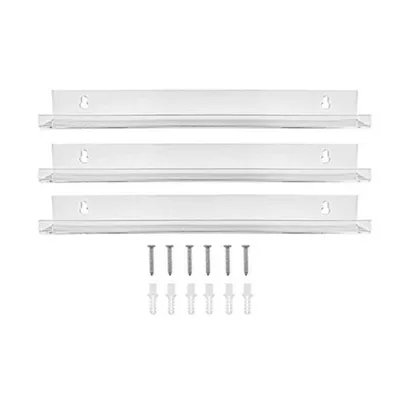 Clear Wall Shelves Acrylic Racks (3pcs)