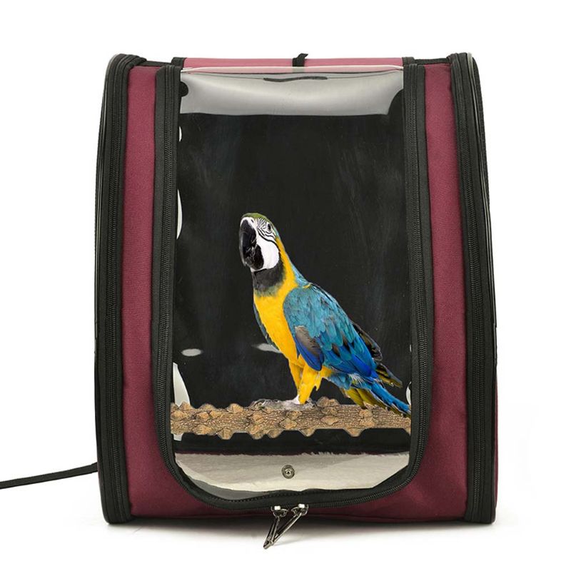 Clear Window Bird Carrier Backpack
