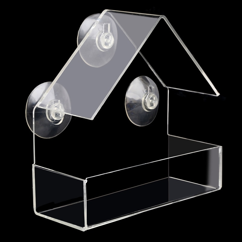 Clear Window Mounted Bird Feeder