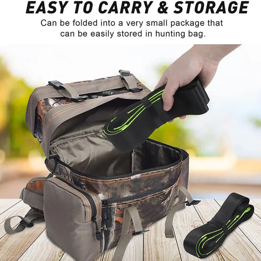 Climbing Aider with Anti-Skidding Steps Reflective Strip Design 4 Step Foldable Portable Rope Ladder Camping Supplies