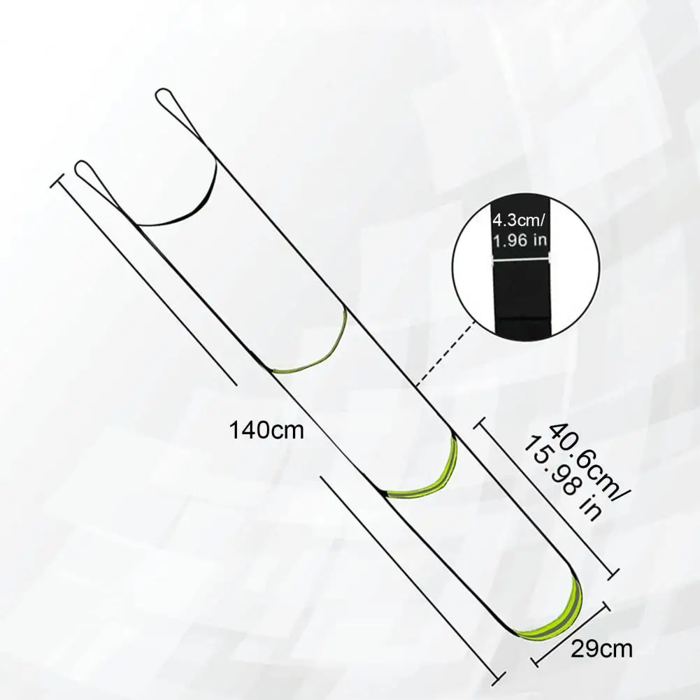 Climbing Aider with Anti-Skidding Steps Reflective Strip Design 4 Step Foldable Portable Rope Ladder Camping Supplies