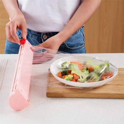 Cling Film Dispenser Food Wrap Cutter Cling Film Dispenser Food Wrap Cutter