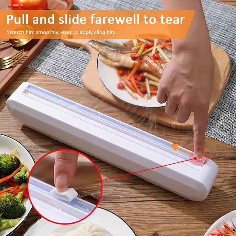 Cling Wrap Cutter Film Foil Dispenser