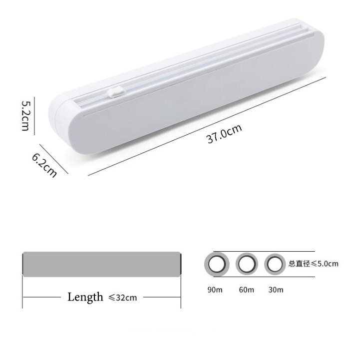 Cling Wrap Cutter Film Foil Dispenser