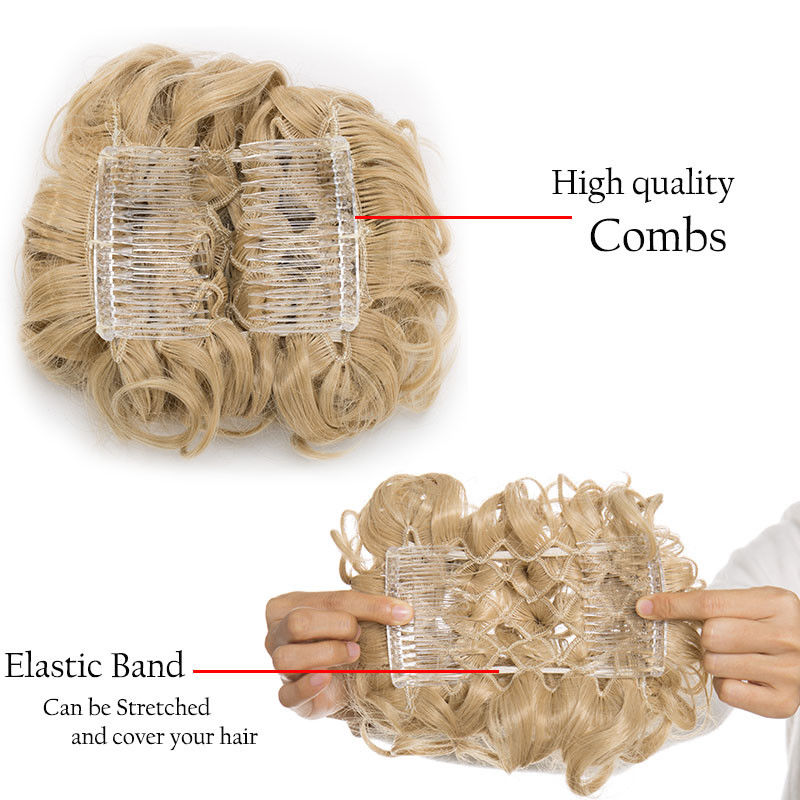 Clip In Hair Extensions Comb Hair Bun Clip In Hair Extensions Comb Hair Bun