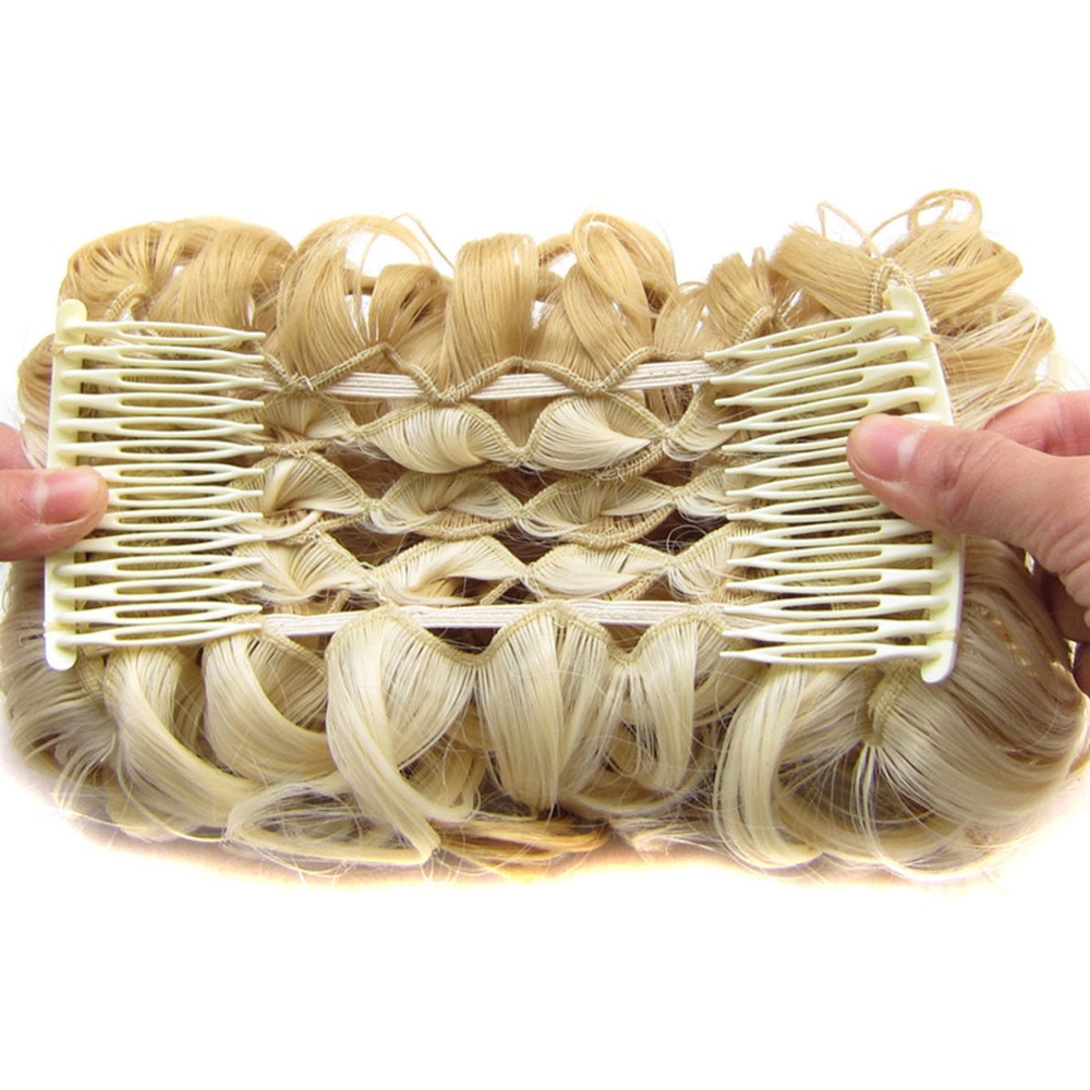 Clip In Hair Extensions Comb Hair Bun Clip In Hair Extensions Comb Hair Bun