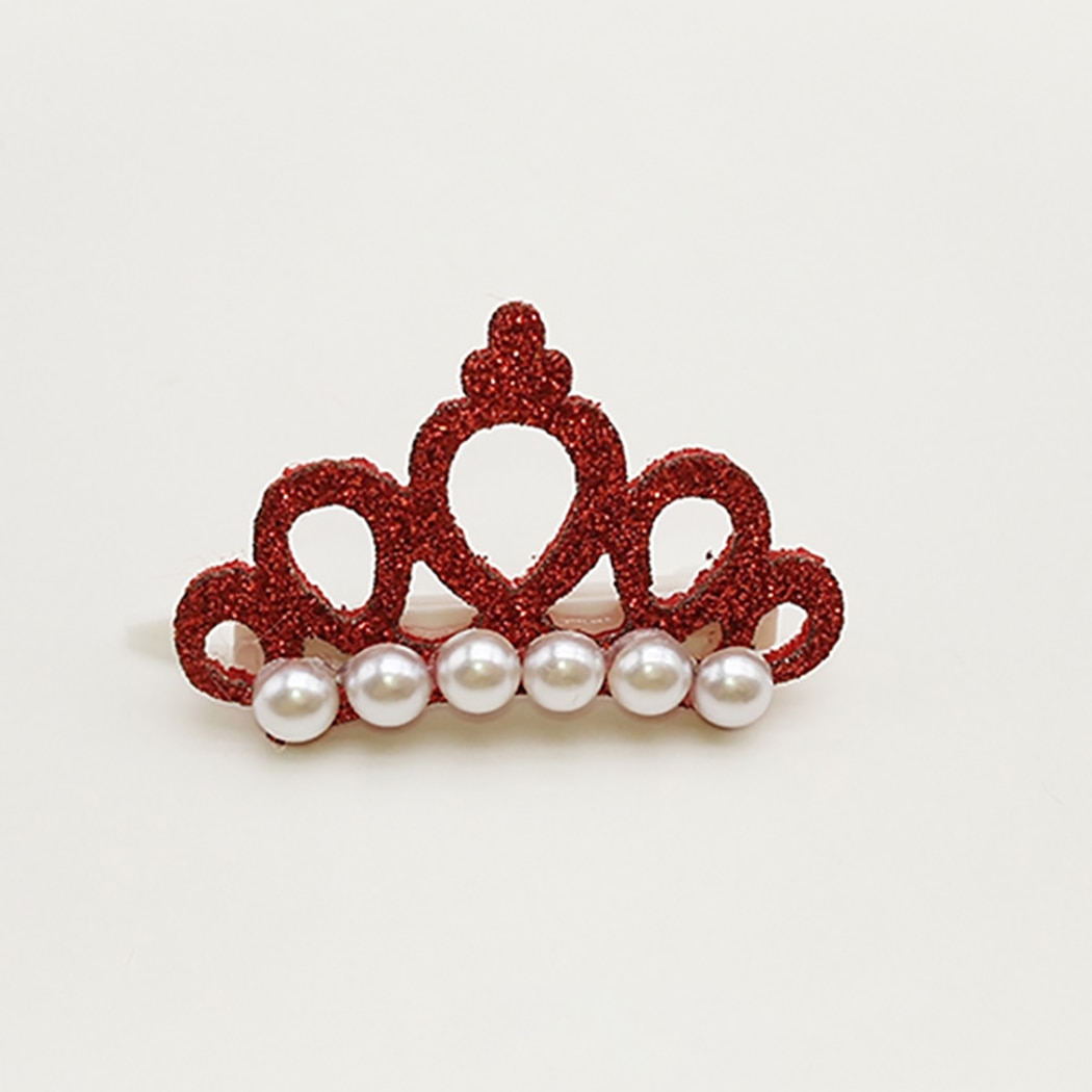 Clip-On Faux Pearl Dog Tiaras (5pcs) Clip-On Faux Pearl Dog Tiaras (5pcs)