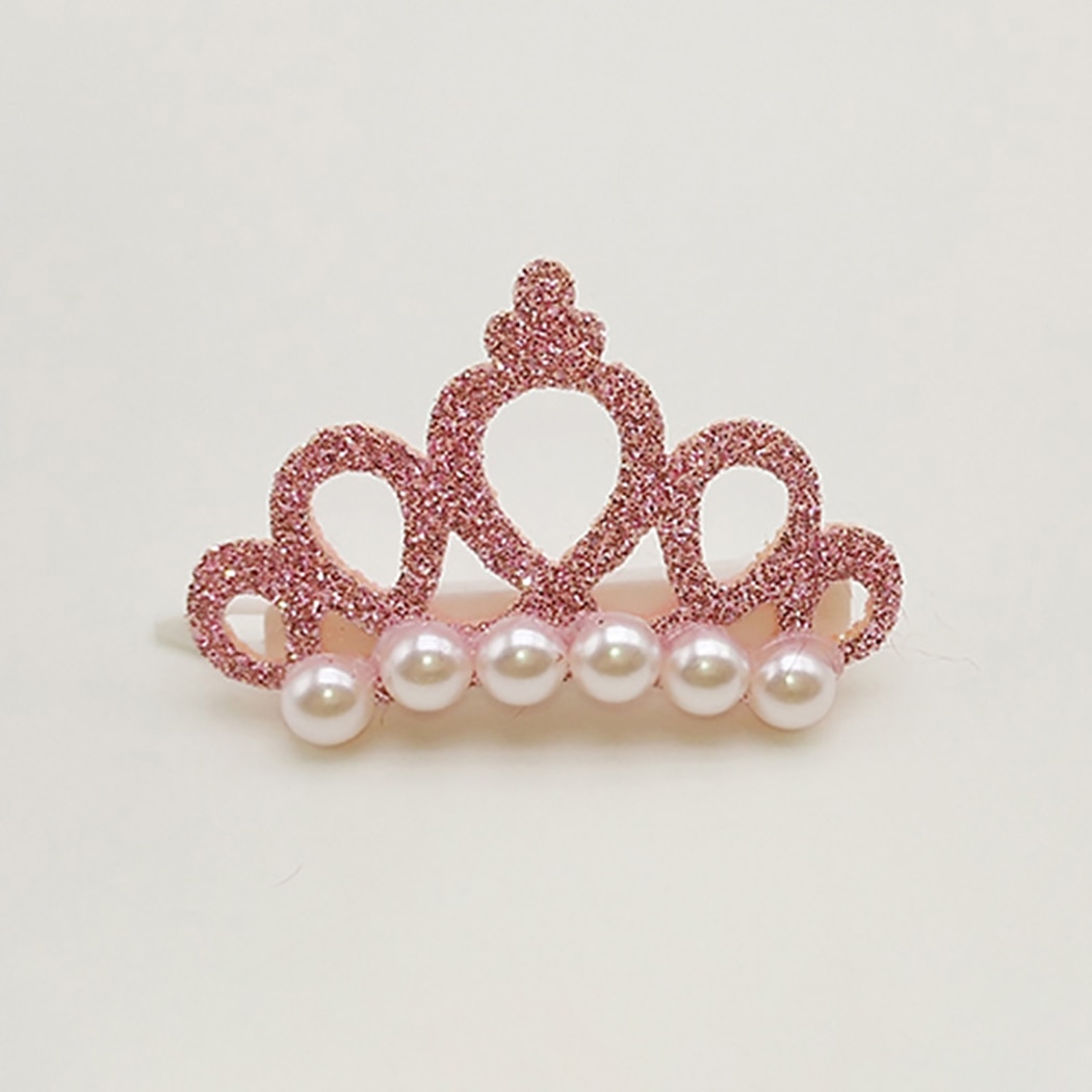 Clip-On Faux Pearl Dog Tiaras (5pcs) Clip-On Faux Pearl Dog Tiaras (5pcs)