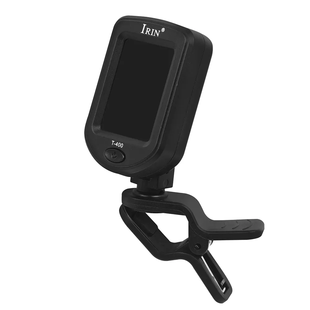 Clip On Guitar Tuner Digital Clip-On Tone Tuner for Electric Ukulele Bass Violin Universal 360 Degree Rotatable
