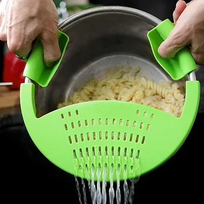 Clip On Strainer Silicone Drainer